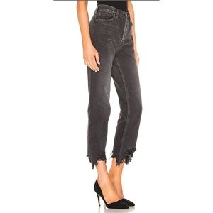 NWT We The Free • Chewed Up Midrise Straight in Rugged Black
